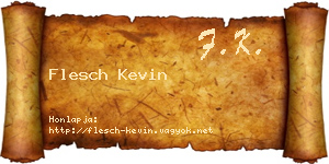 Flesch Kevin névjegykártya